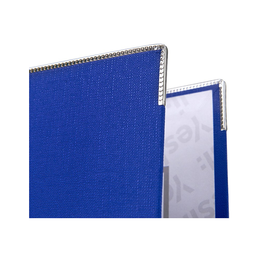 Папка-регистратор "Yesli:", А4, 75 мм, ПВХ Эко, синий - 4