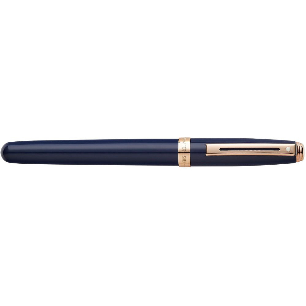 Ручка перьевая "Sheaffer Prelude Cobalt Blue", M, кобальт-синий, розовое золото, патрон черный+синий - 4