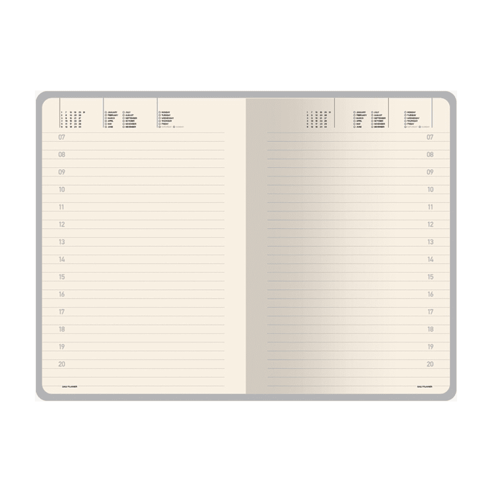Ежедневник недатированный "Loft", А5, 272 страницы, серый - 5