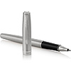 Ручка-роллер Parker "Sonnet Core Stainless Steel CT", 0.7 мм, серебристый, стерж. черный - 3