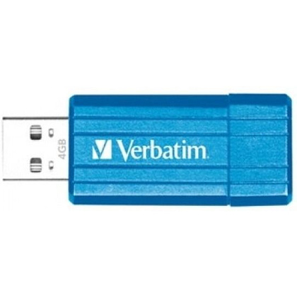 USB-накопитель Verbatim "Pin Stripe", 32 гб, usb 2.0, голубой - 2