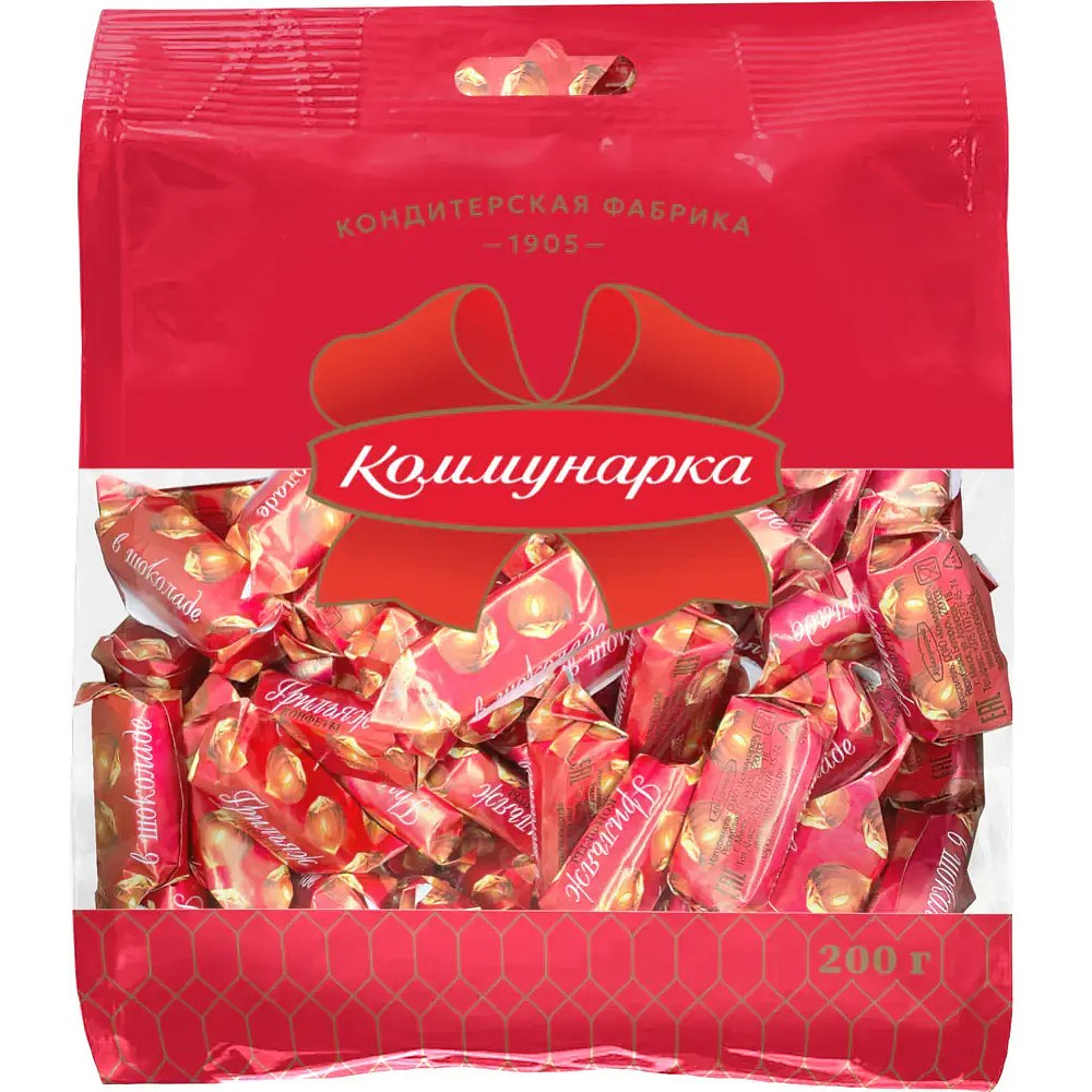 Конфеты "Грильяж в шоколаде" 200 гр.