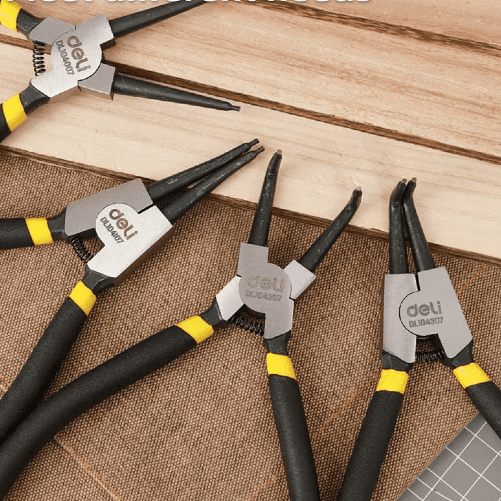 Съемник стопорных колец Deli YS EDL104307, 180 мм - 5