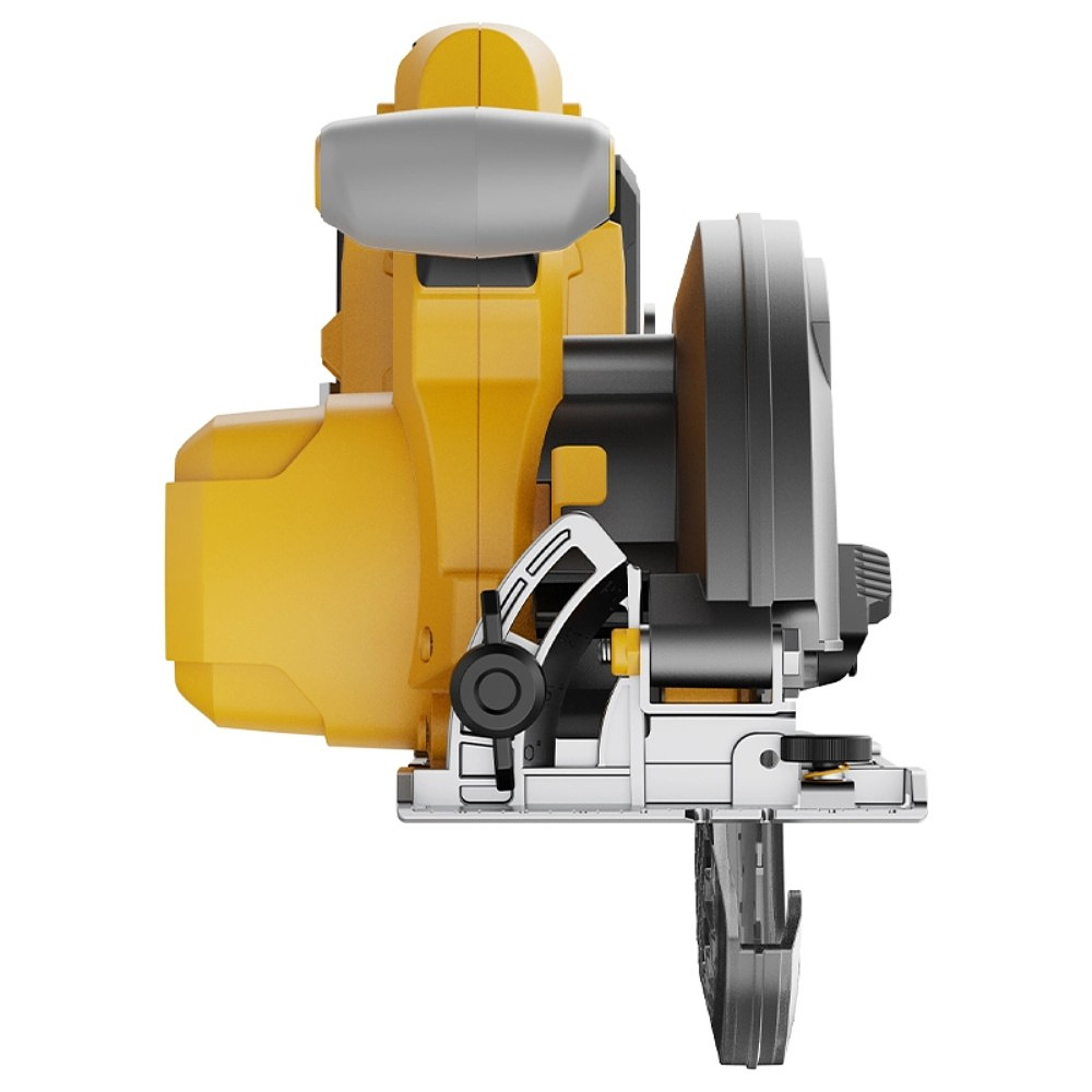 Пила циркулярная Deli YS EDC551Z, аккум., 20 В, 165 мм, до 51 мм, коробка, без з/у и АКБ, желтый - 3