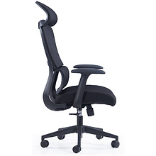 Кресло компьютерное SitZone CH-555A, сетка, ткань, пластик, черный