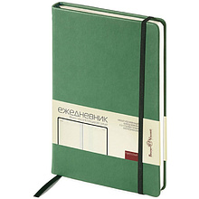 Ежедневник недатированный "Megapolis Velvet", А5, 320 страниц, зеленый