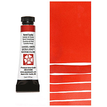 Краски акварельные "Daniel Smith", пиррол алый, 5 мл, туба