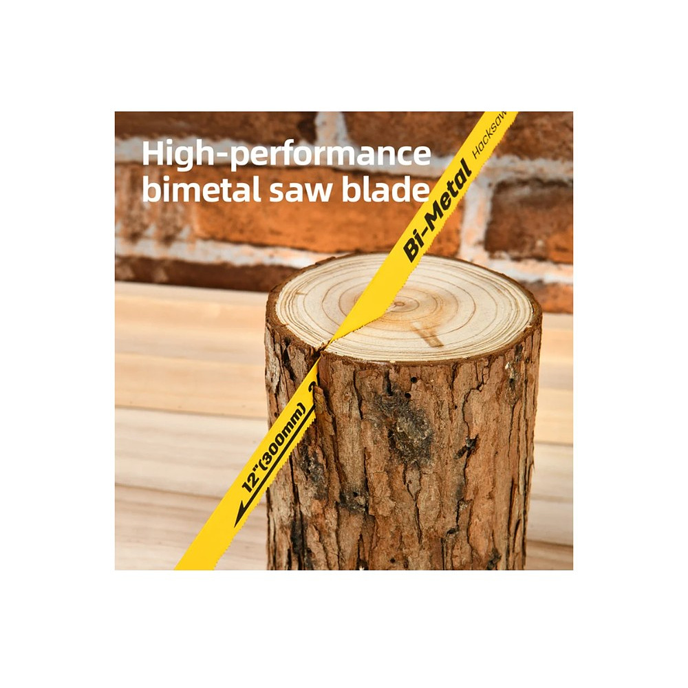 Ножовка по металлу Deli YS EDL353012, 300 мм, желтый, черный - 10