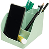 Подставка для ручек "Autentik", пластик, 5 делений, шалфейно-зеленый - 6