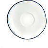 Набор посуды чайник и чашка с блюдцем "Seawave", белый, синий - 10