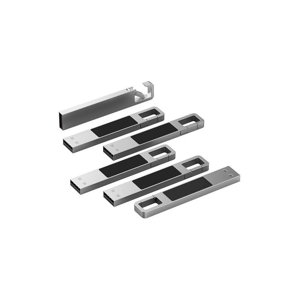 USB Flash накопитель 2.0 16 Gb ZC-010, металл, синий - 2