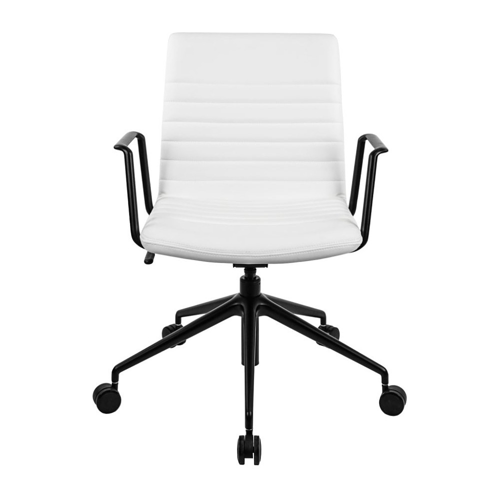 Кресло для персонала EVERPROF Dallas, экокожа, белый - 3