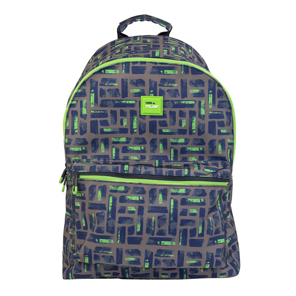 Рюкзак молодежный "Maze", коричневый, зеленый - 2