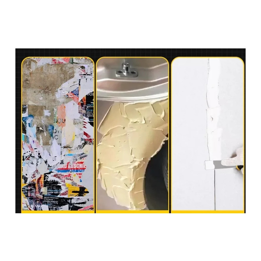 Шпатель нержавеющий Deli YS EDL-HD1, 25 мм, ручка 2K, черный, желтый - 5