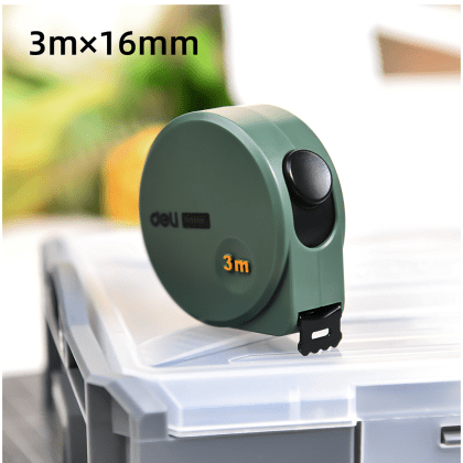 Рулетка Deli HS EHT8316L, 3 м х 16 мм, Soft Touch, зеленый - 2