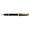 Ручка перьевая F "Bailey Light Polished Black Resin and Gold Tone", черный, золотой - 2
