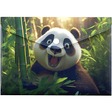 Папка-конверт на кнопке "Panda"