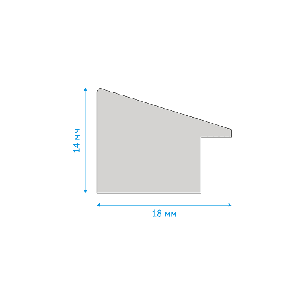 Фоторамка "OfficeSpace №12", 21х30 см, синий - 4