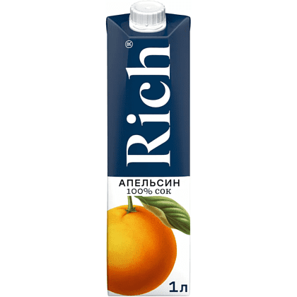 Нектар "Rich", апельсиновый, 1л.