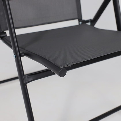 Кресло садовое AksHome CATANIA, ткань, серый, черный - 8