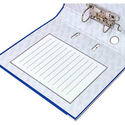 Папка-регистратор "Yesli:", А4, 50 мм, ПВХ Эко, синий - 8