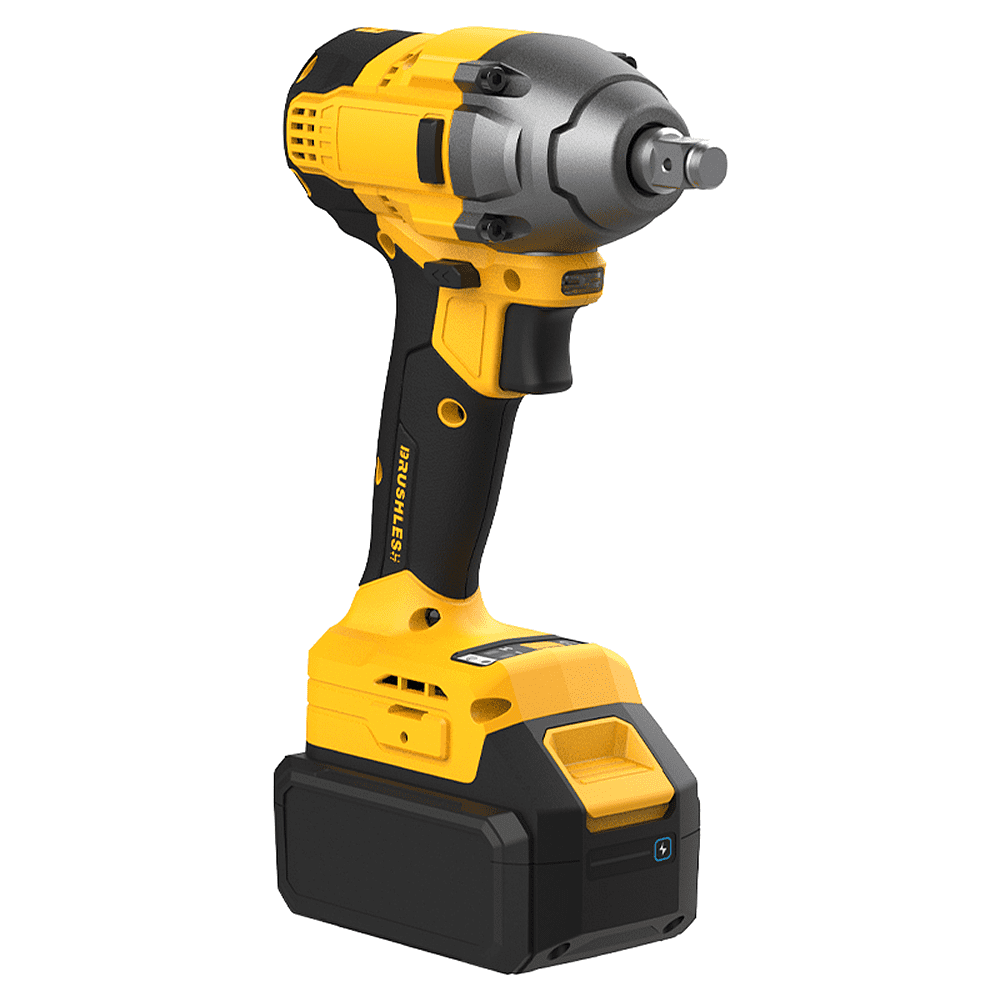 Аккумуляторный гайковерт Deli YS EDC230, 20 В, 320 Нм, 2 АКБ, 4 Ач, З/У 2А, коробка - 4