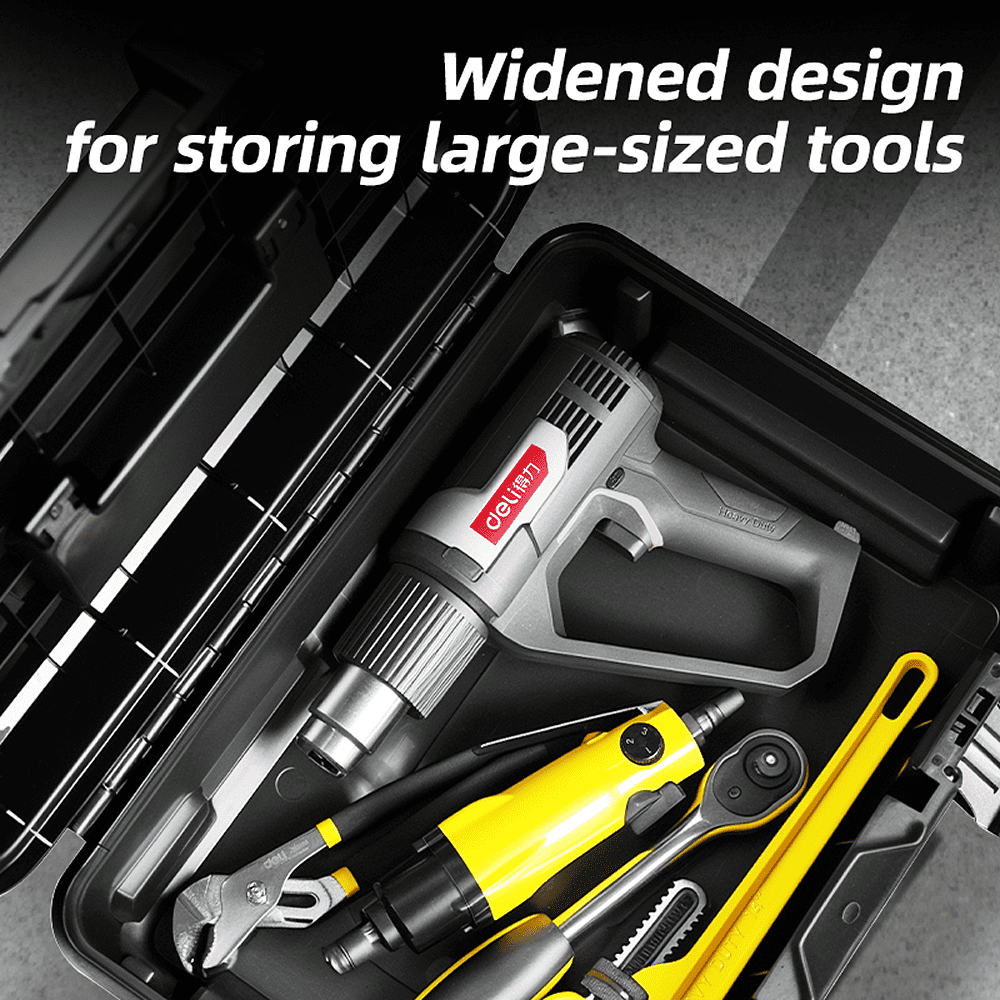 Ящик для инструмента Deli YS EDL432522A, 440х330х220 мм, модульный, пластмасса - 2