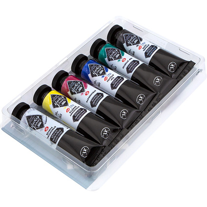 Краски акриловые "Мастер Класс базовые цвета", набор 6 цветов, 18 мл. - 4