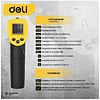 Термометр инфракрасный Deli YS EDL333380, -30-380℃, LCD дисплей, желтый, черный - 3
