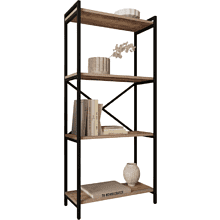 Стеллаж ALLERD RION, черный муар