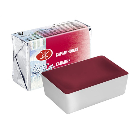 Краски акварельные "Белые ночи", 319 карминовая, кювета