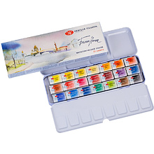 Краски акварельные "Белые ночи", набор 21 цвет