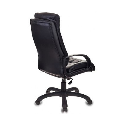 Кресло для руководителя "Бюрократ CH-824B", кожзам, пластик, черный - 4