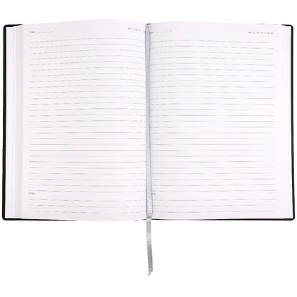 Ежедневник недатированный "Tucson Flex", А5, 272 страницы, черный - 6