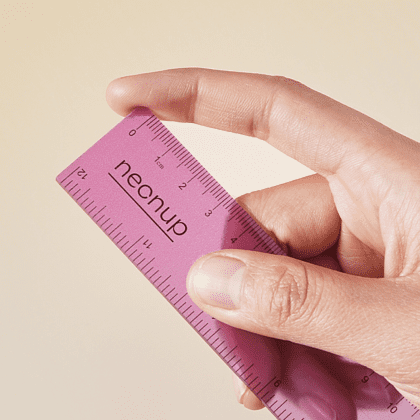 Линейка "Deli EH654", 30 см, прозрачный, ассорти градиент  - 2