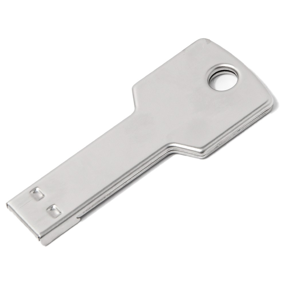 USB Flash накопитель 2.0 "Key", 8 Gb, металл, серебристый - 2