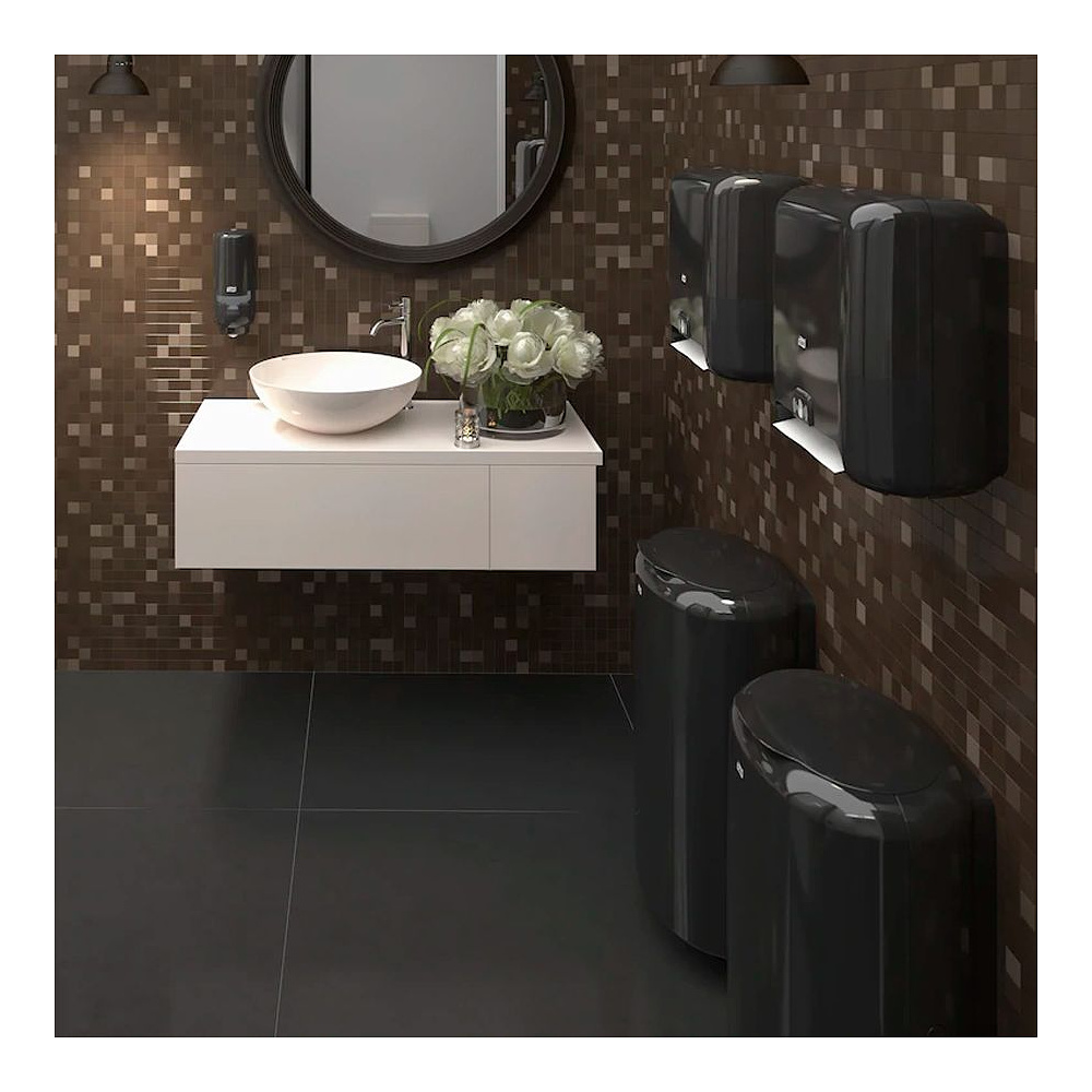 Диспенсер для полотенец в рулонах сенсорный H1 Tork "Matic", ABS-пластик, черный - 3