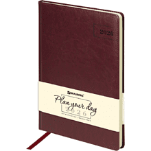 Ежедневник датированный "Imperial" на 2026 год, А4, 336 страниц, бордовый 