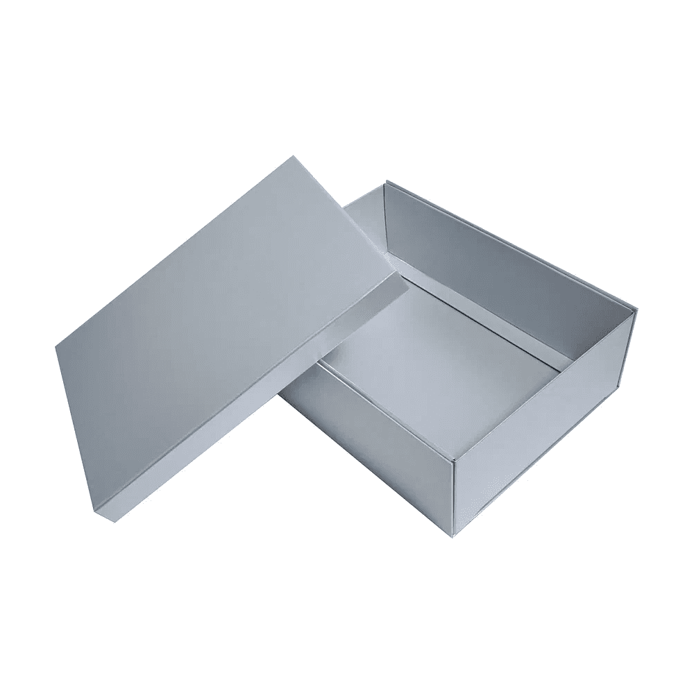 Коробка подарочная картонная, 223х308х95 мм, серебро - 4
