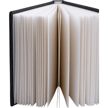 Скетчбук для графики "GrafArt white", 40 листов, 12х12 см, 160 г/м2, черный - 5