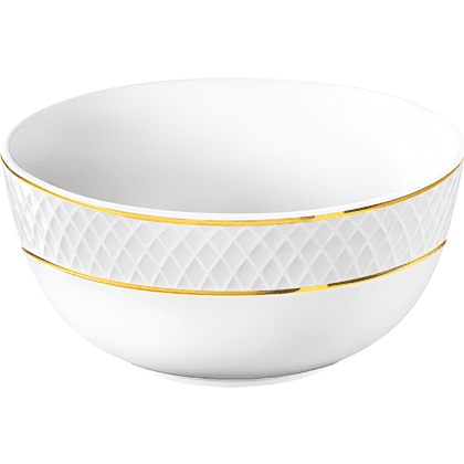 Салатник "WL-880102363 Diamond", 9 см, фарфор, белый