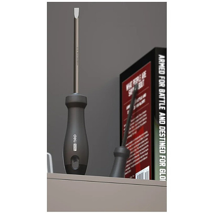 Отвертка Deli HS EHT1055, PH2х180 мм, Soft Touch, черный - 5