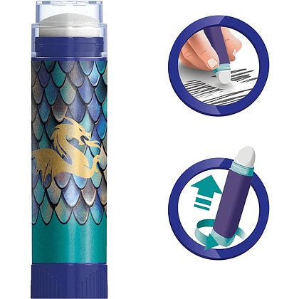 Ластик "Dragon Tube", белый, зеленый  - 2