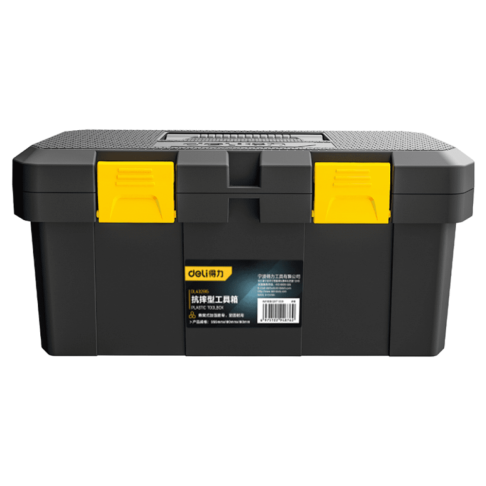 Ящик для инструмента Deli "DL432915", 355х180х160 мм, пластмасса