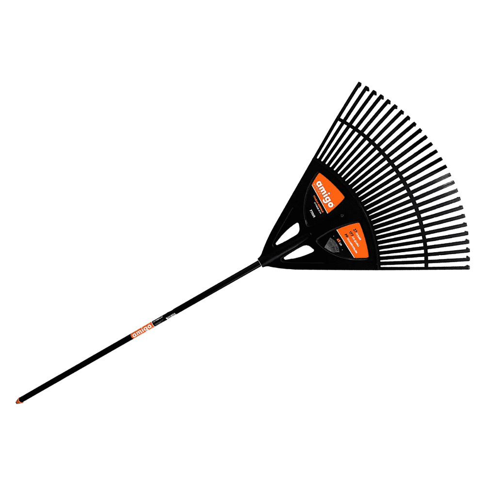 Грабли веерные Amigo Grande 77065, 27 зубьев, с черенком