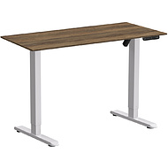 Стол с электроприводом WellDesk Basic 1300x675х18 белый/дуб санта-фе винтаж (9191460+9178196)