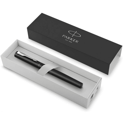 Ручка перьевая Parker "Vector XL" F21, М, черный, патрон синий - 5