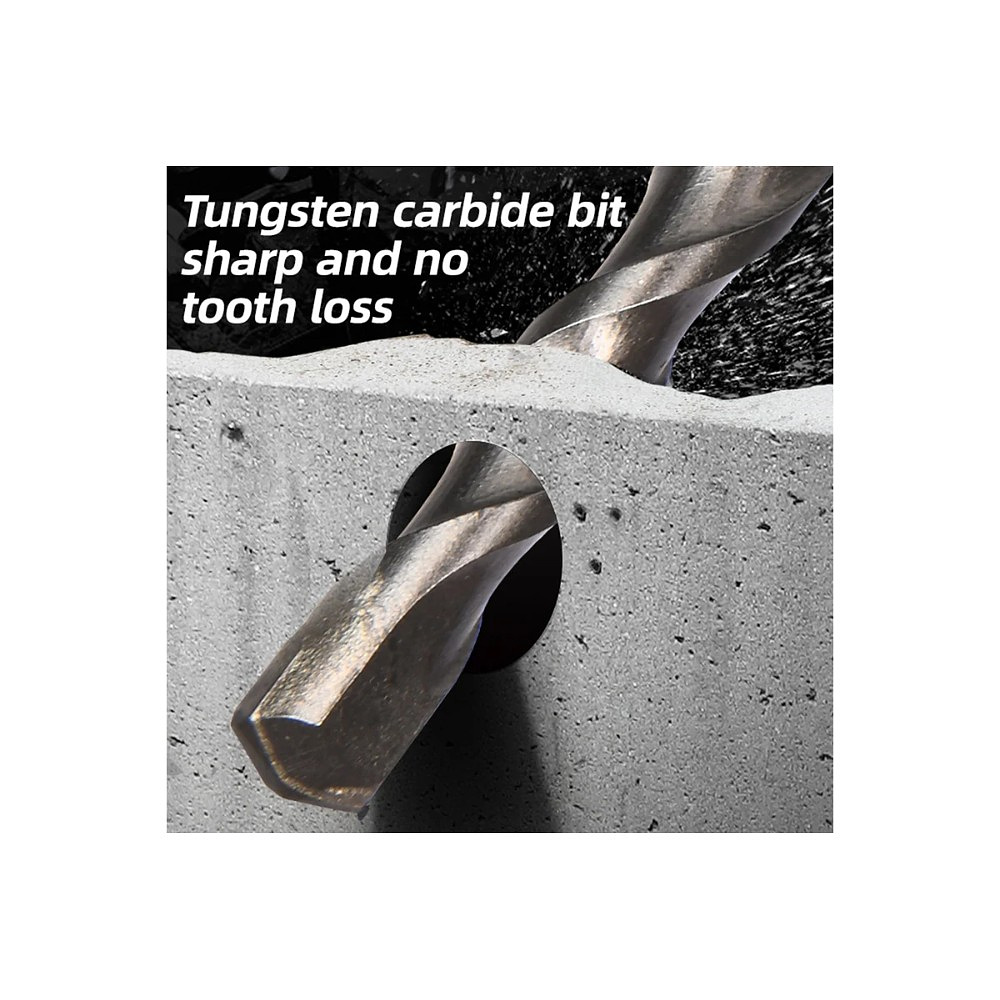 Бур по бетону Deli YS EDH-Y08160, 8x160 мм, SDS-PLUS - 5