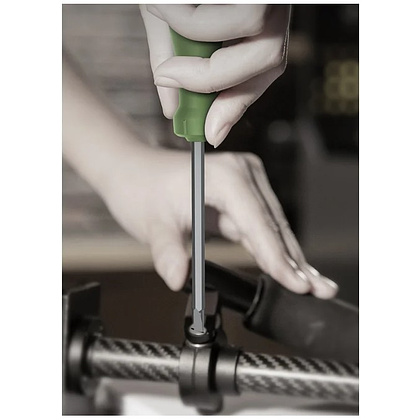 Отвертка "Deli Home" крестовая PH1*100 мм., зеленый - 4