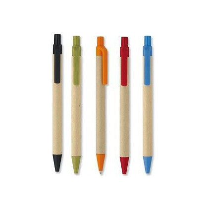 Ручка шариковая автоматическая "Cartoon", 0.7 мм, коричневый, оранжевый, стерж. синий - 2
